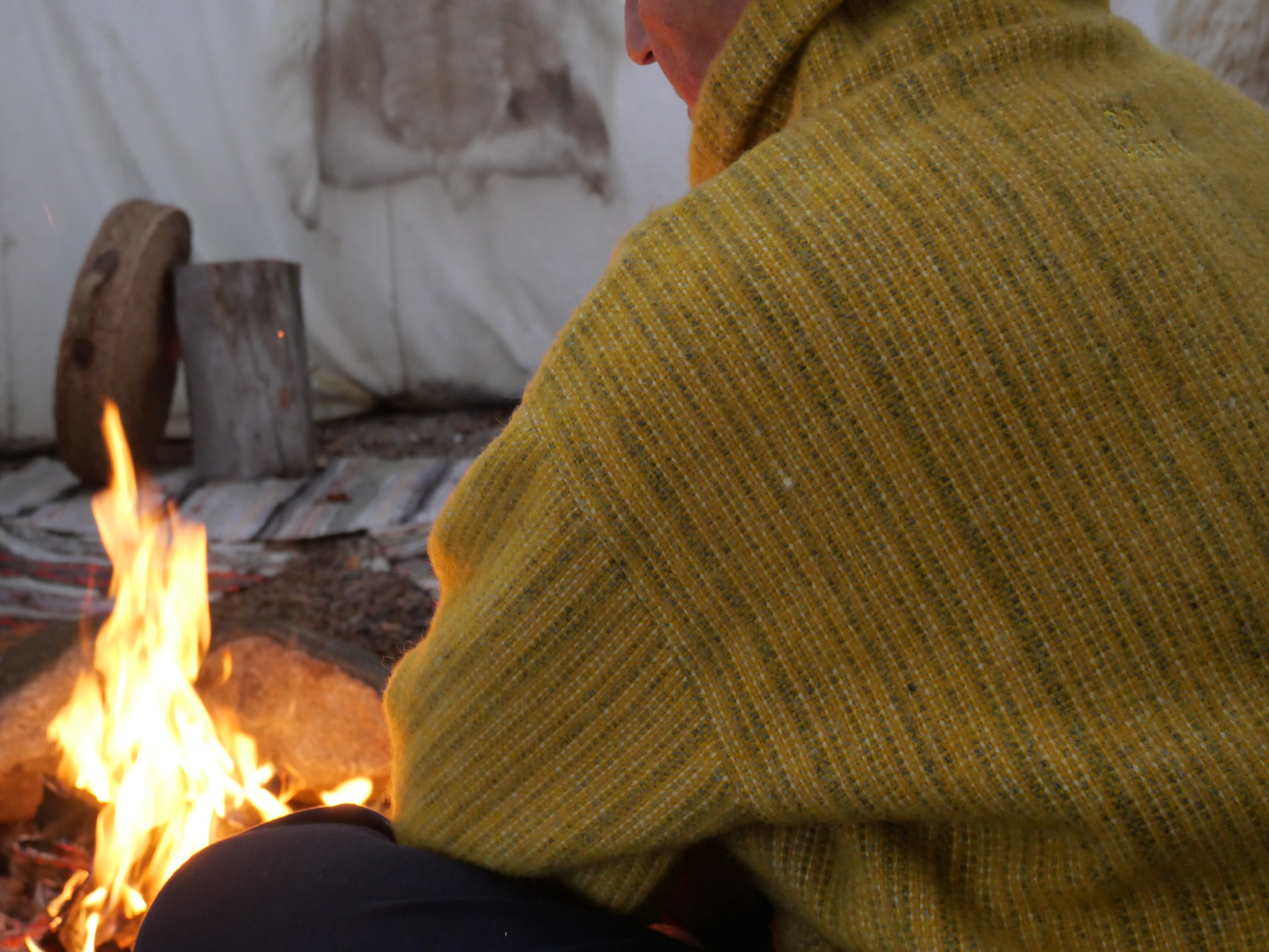 Spiritual talks in the tipi